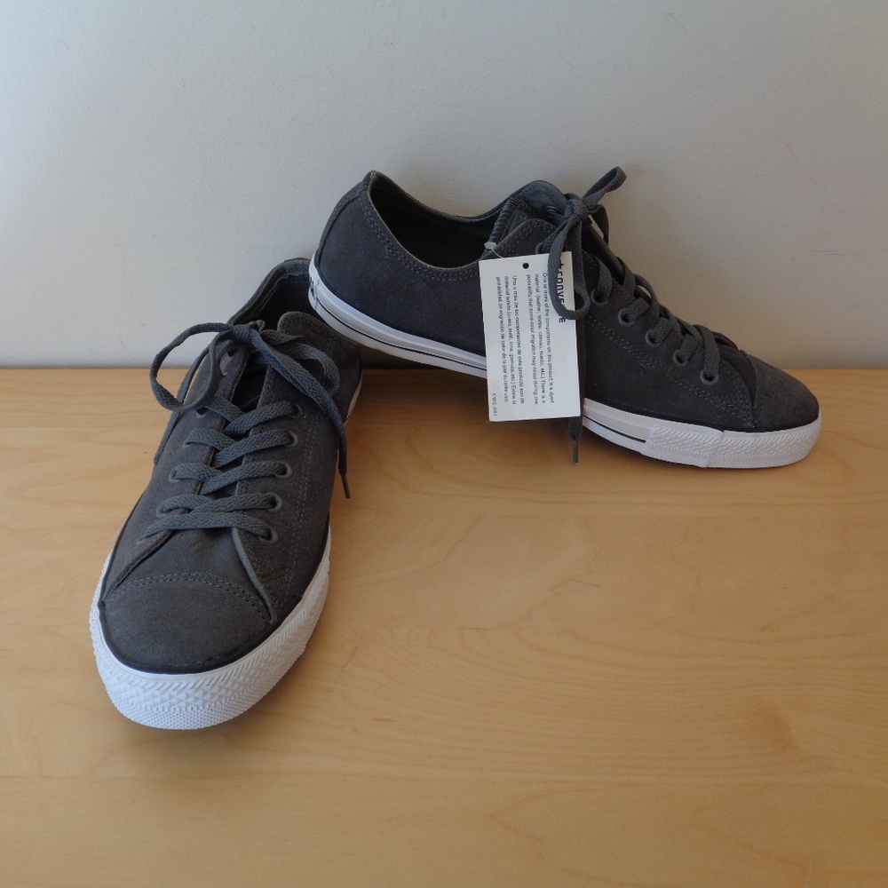 Converse Chuck Taylor All Star Suede Ox Sneakers Grey Low Top Size Men’s…